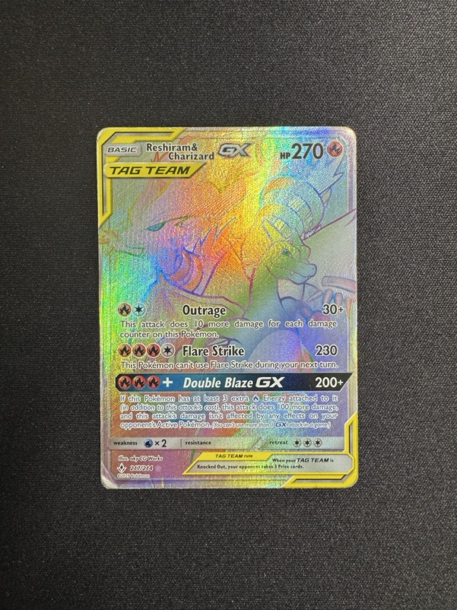 Pokémon Carte collezionabili: Reshiram & Charizard GX - Played – Usato da Horgen venduto da ric_tz6s
