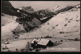 Fotografie Stein, Mattstock, Speer im Wi