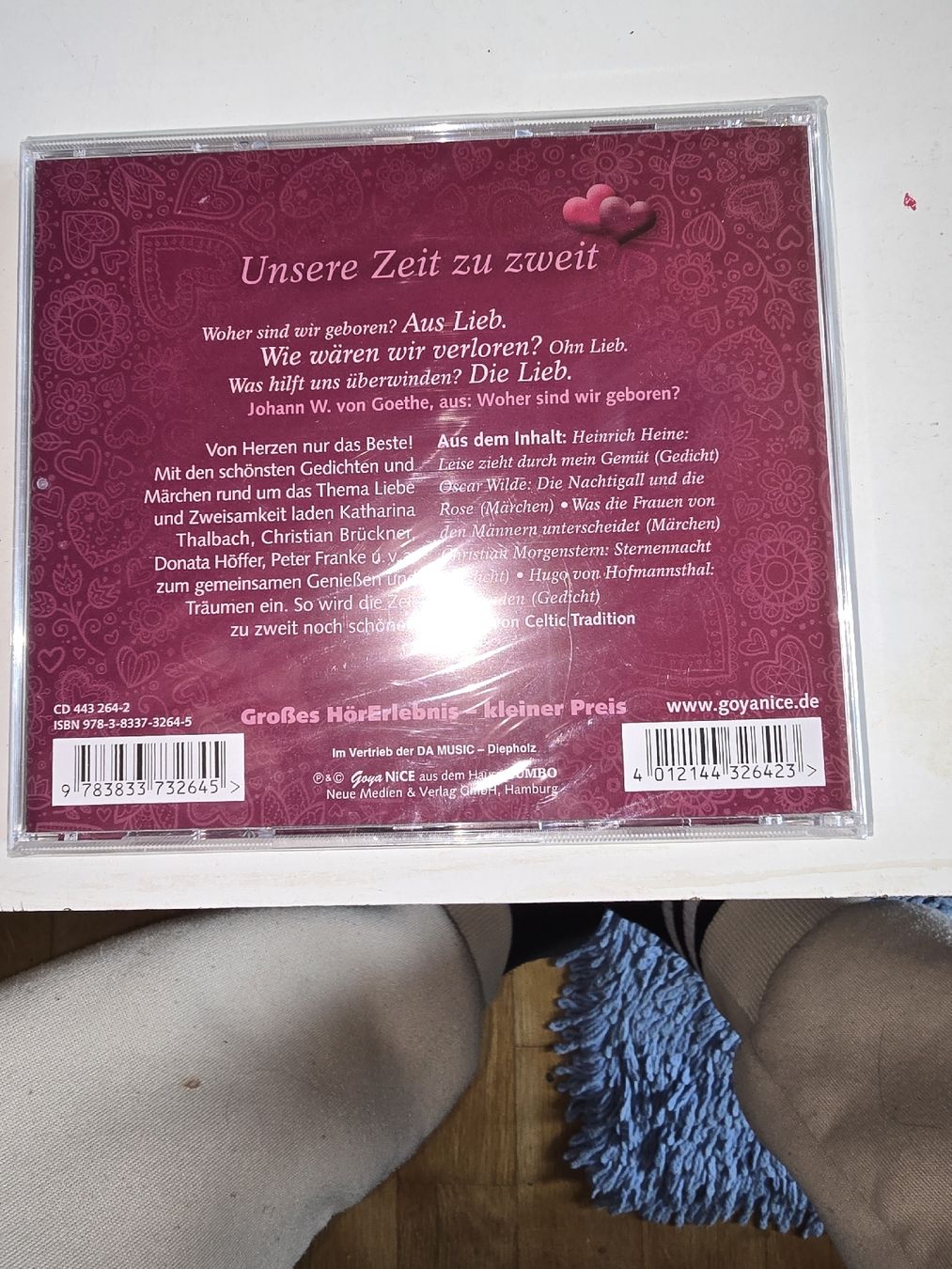 CD: CD Unsere Zeit zu zweit - Heine, Wilde u.v.a. – Nuovo e nell'imballaggio originale da Oberbüren venduto da Elk2025 1
