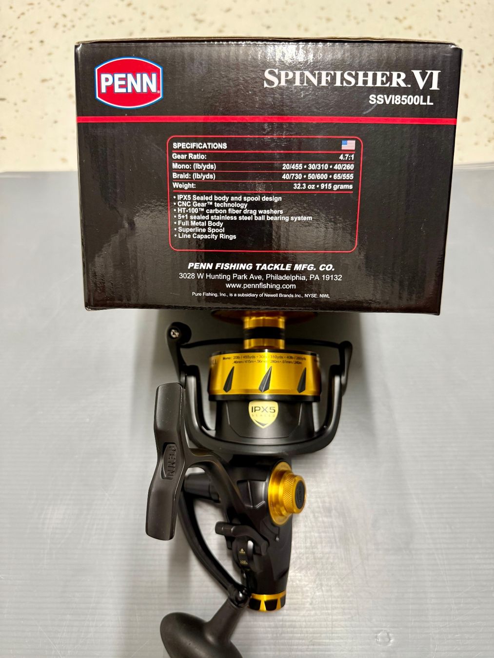 Tamburi & Mulinelli: Penn Spinfisher 8500gr – Nuovo e nell'imballaggio originale da Trimbach venduto da duri.. 4
