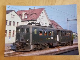 Postkarte SBB Triebwagen Be 4/6 1612