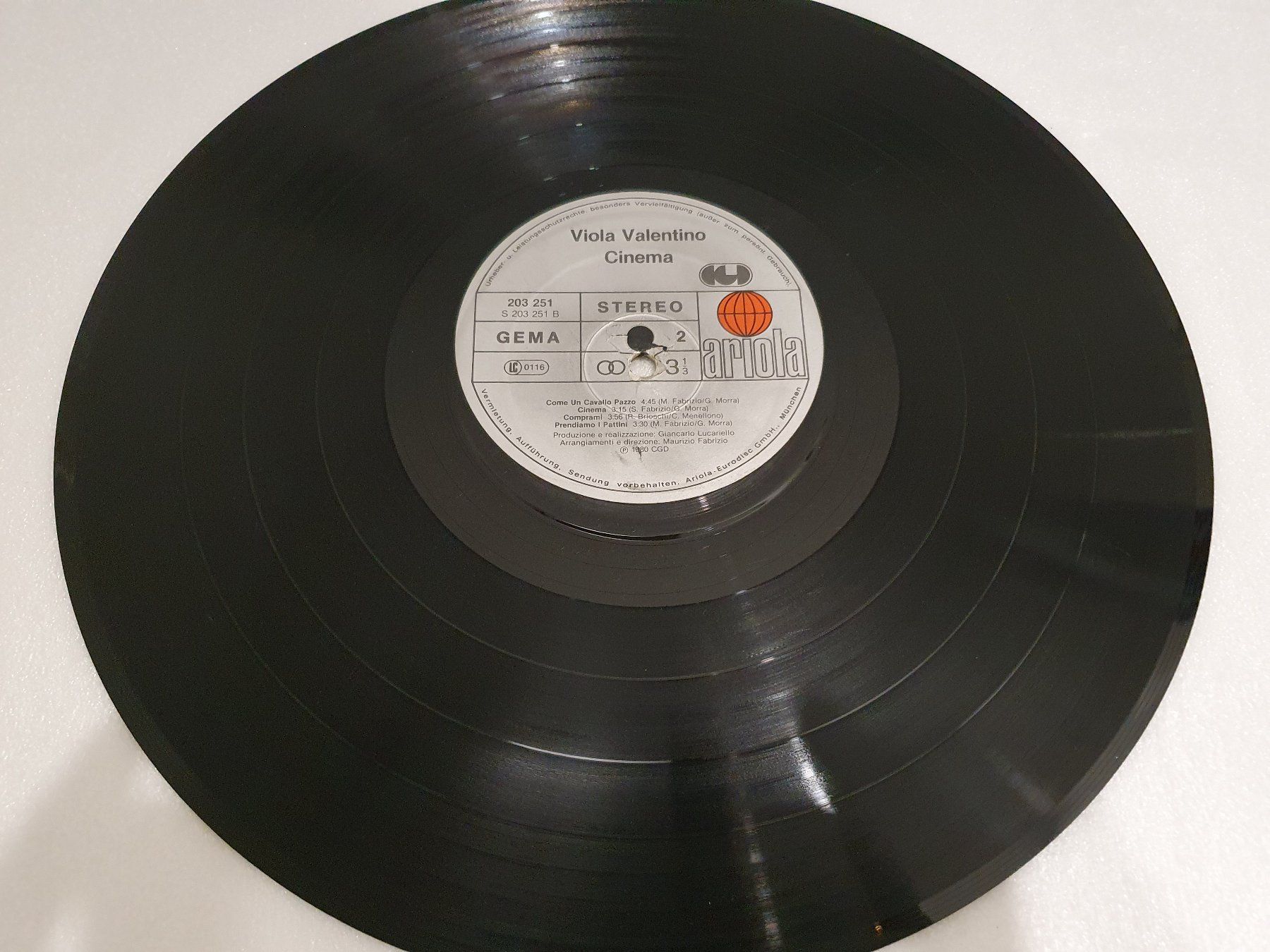 Schallplatten: Viola Valentino – Cinema – Gebraucht aus Uster von Vinyl-Leidenschaft 5