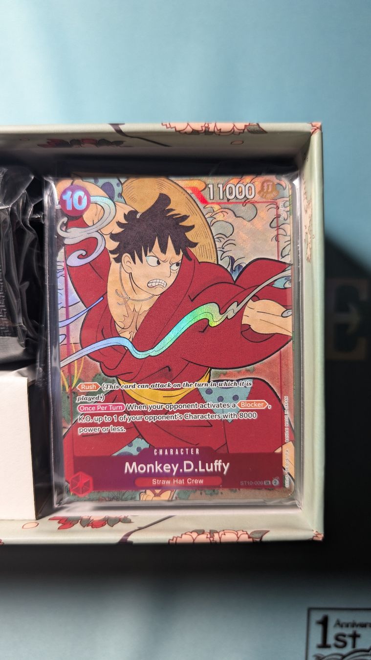 Bandai Carte collezionabili: One Piece 1st Anniversary Set – Nuovo (secondo la descrizione) da Avenches venduto da 6coma 3
