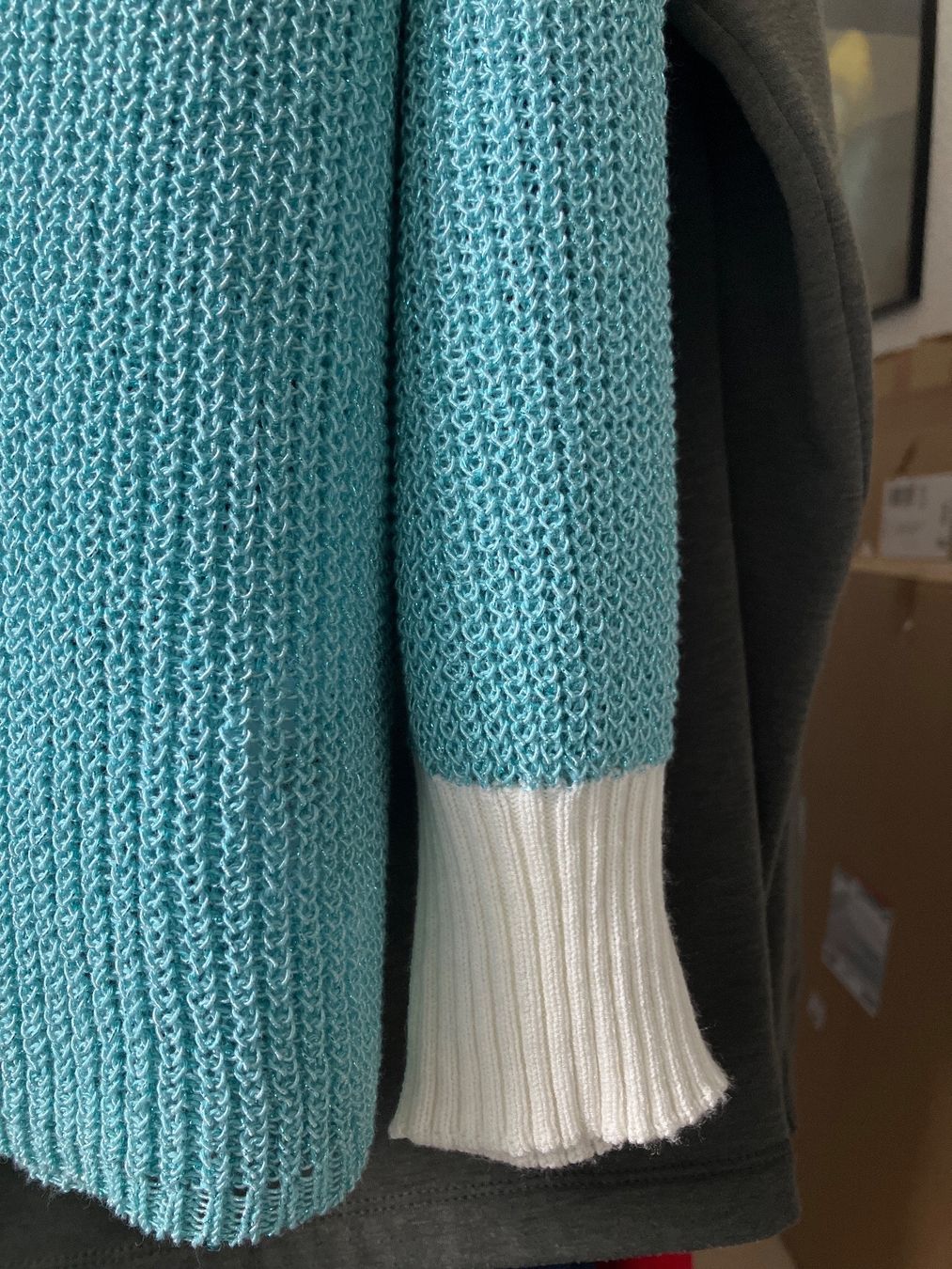 Rich & Royal Top: RICH & ROYAL Strickpullover in Hellblau S – Nuovo (secondo la descrizione) da Glattfelden venduto da Danshari 4