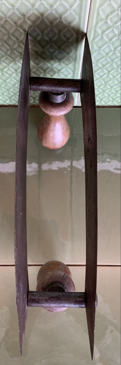 Posate: Antikes Wiegemesser mit Doppelklinge – Usato da Egg b. Zürich venduto da ohtannenbaum 2
