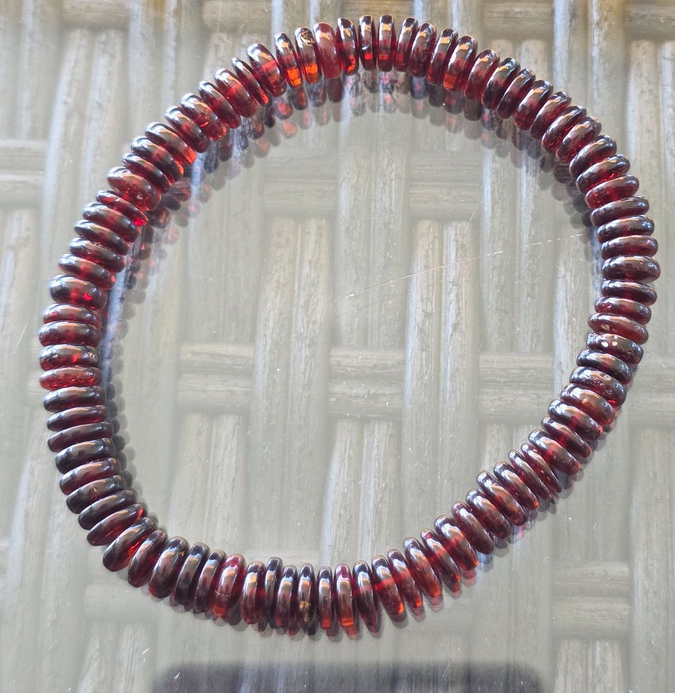 Mineralien & Heilsteine: ❤️ Blutbernstein Armband ✨ – Neu und originalverpackt aus Matzingen von Shay_Crystalz