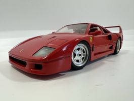 Ferrari F40 1:18, rot, BBURAGO 