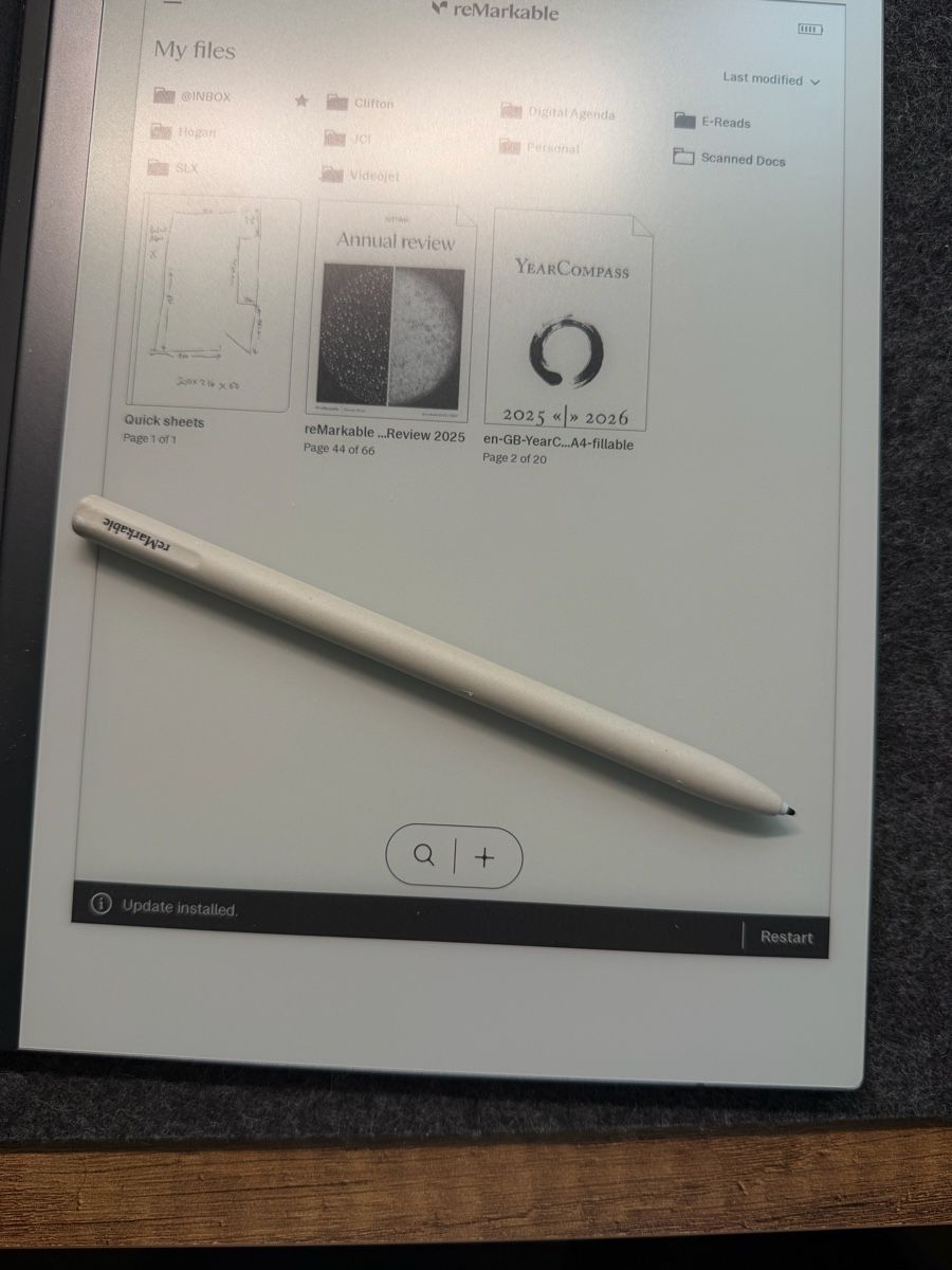 reMarkable Tablet PC: reMarkable 2 E-Ink Tablet mit Stift und Schutzhülle – Gebraucht aus Horgen von bul_795t 2