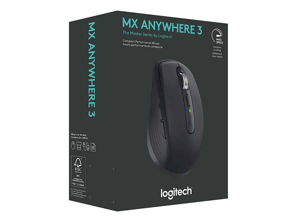 Logitech Mouse: Souris Logitech MX Anywhere 3 USB-C + Boîte – Usato da Morges venduto da con_jw6n 1