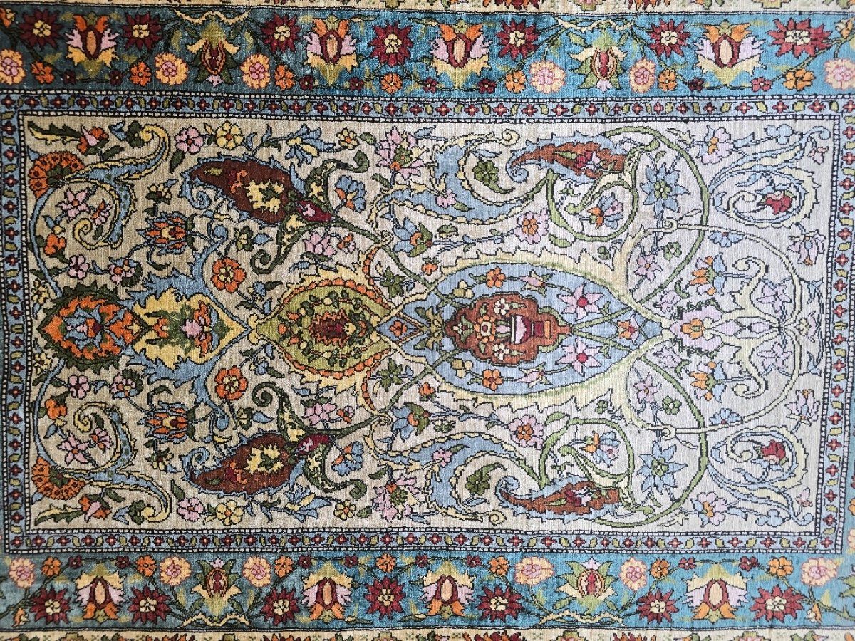 Tappeti: Wunderschöner echt alter originaler Hereke Seidenteppich 60x – Usato da Kriens venduto da atlas2014 2