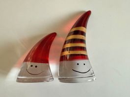 Leonardo Gnome aus Glas