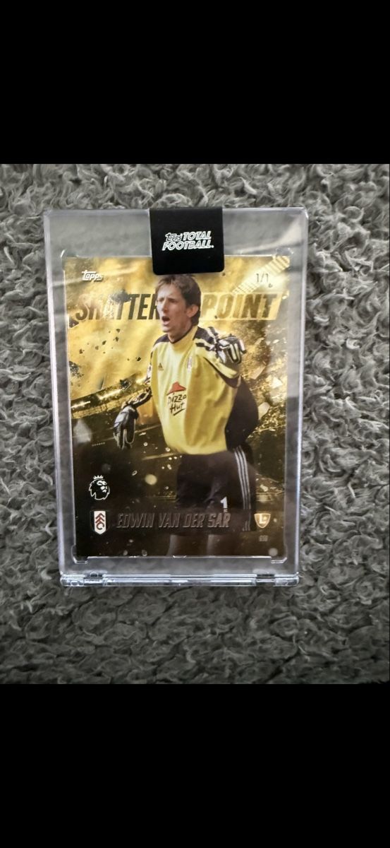 Topps Carte collezionabili: 1/1 Edwin van der Sar – Nuovo e nell'imballaggio originale da Suhr venduto da rea_656p