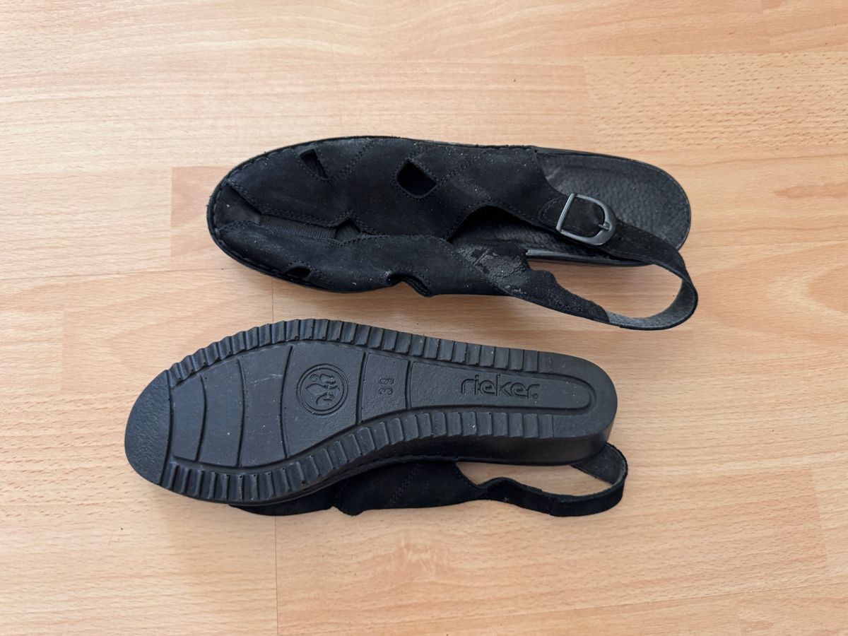 Rieker Damenschuhe: Schwarze Rieker Sandalen – Gebraucht aus Zürich von man_nq66 3