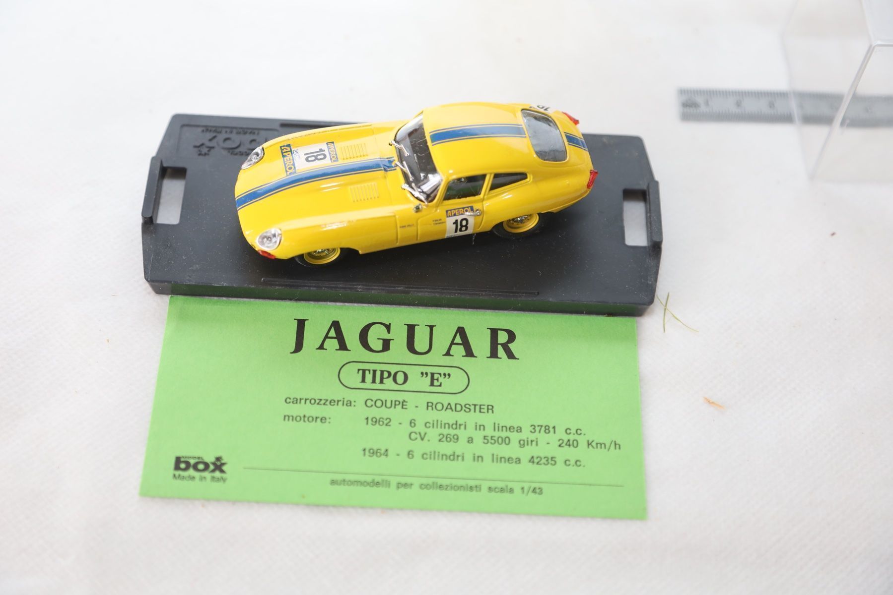 Jaguar Modellautos: SUPER 22-05 JAGUAR E TARGA FLORIO 88 – Neu und originalverpackt aus Ipsach von Merlux 2