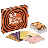 Kartenspiel 100 optische Illusionen Hachette neuwertig