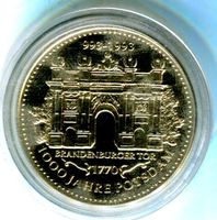 Medaille "1000 Jahre Potsdam. Brandenburger Tor".
