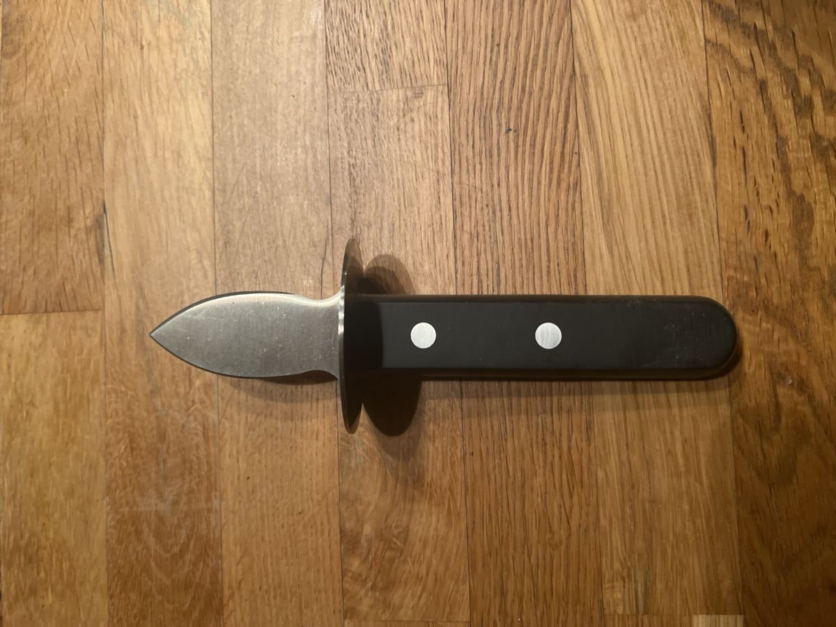 Coltelli da cucina: Austernöffner von GIESSER, geschmiedet – Nuovo (secondo la descrizione) da Gossau SG venduto da Sombat