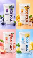 18 Kartons Icetalk Pouch Drinks – 900 Stk., 4 Sorten
