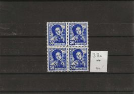 timbre Pro Juventute 1936 J80 bloc de 4 **