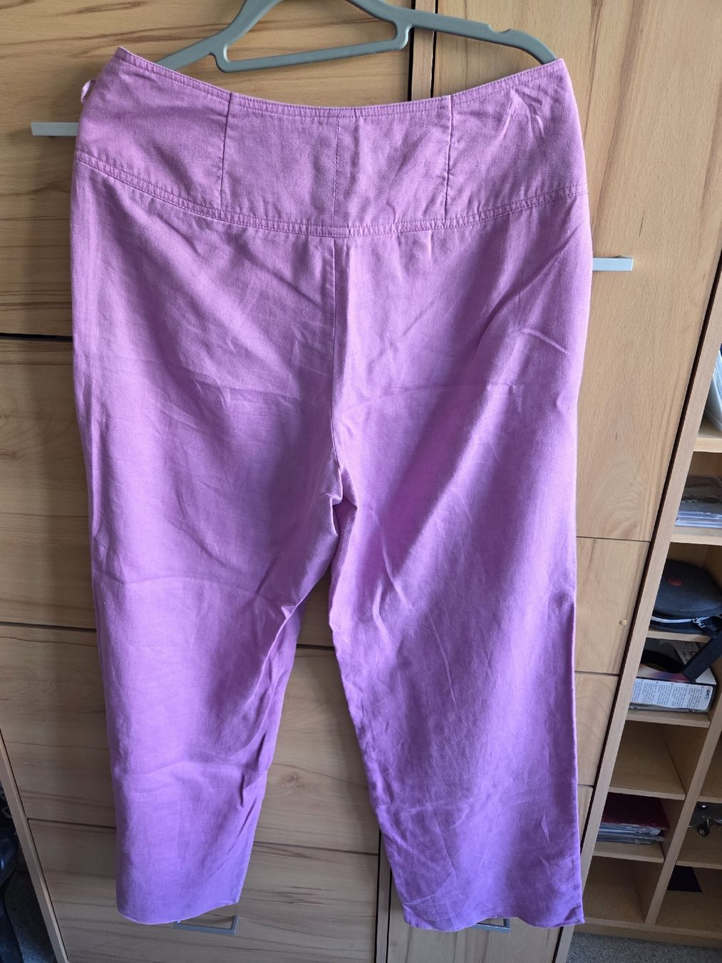 Pantaloni: Luftige weiche Leinenhose in Rosa Gr.38/40 – Usato da Winterthur venduto da katzen07 1