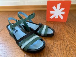 Art I Images multi foliage-black Gr.37 Keilsandalen Weges