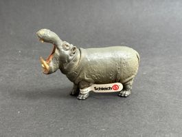 Schleich – 14132 Flusspferdbulle, Maul offen