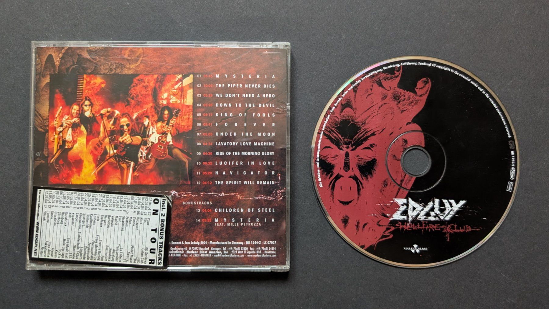 CD: Edguy | Hellfire Club | CD    inkl. original Unterschriften – Usato da Bottmingen venduto da dan_c5wb 1
