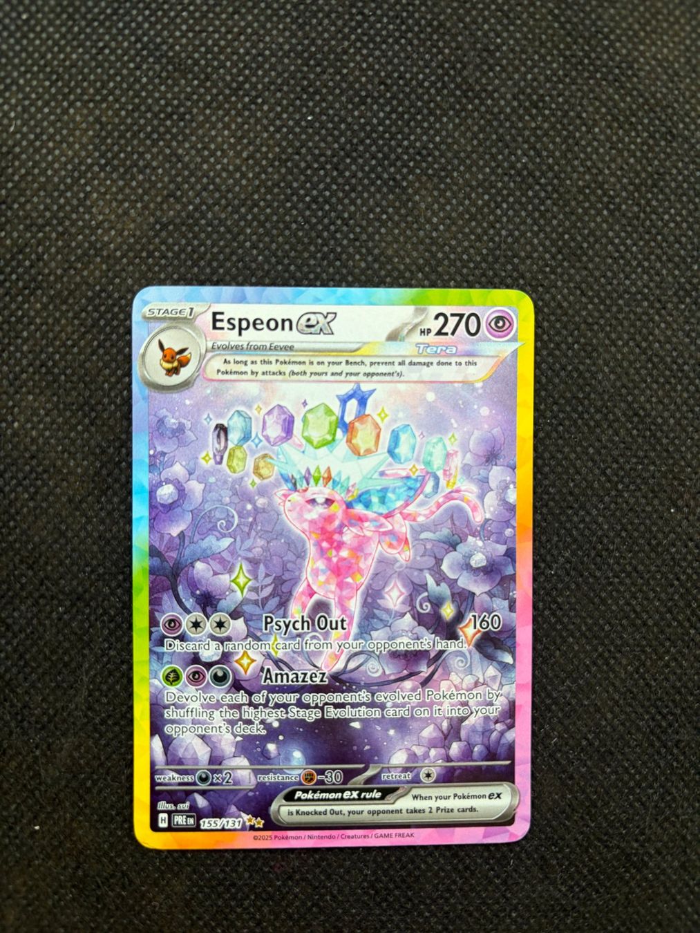 Pokémon Carte collezionabili: Espeon EX 155/131 | Prismatic Evolutions | EN – Nuovo e nell'imballaggio originale da Küsnacht ZH venduto da Martyn2932 2