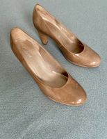 Damen Schuh Pumps - beige Lackleder - von Gabor