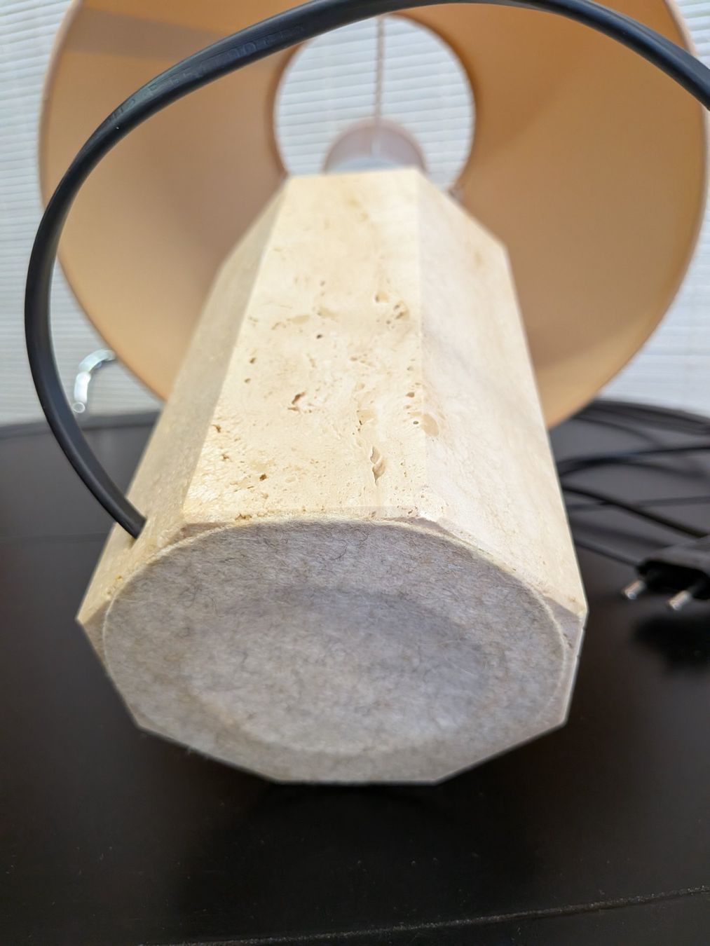 Lampade: Travertin Stein Tischlampe vermutlich Fratelli Mannelli ? – Usato da Emmen venduto da Brockofsky 5