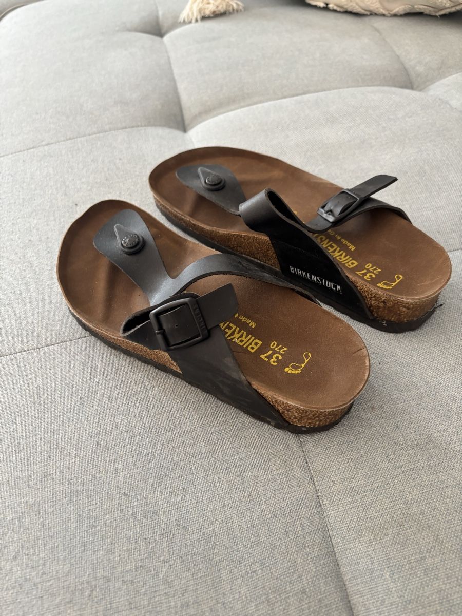 Birkenstock Damenschuhe: Birkenstock Gizeh Braided Gr. 37Leder  – Neu (gemäss Beschreibung) aus Brügg BE von rah_mqh8