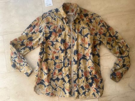 A.B.C.L. Liberty Navy Flower Shirt - L
