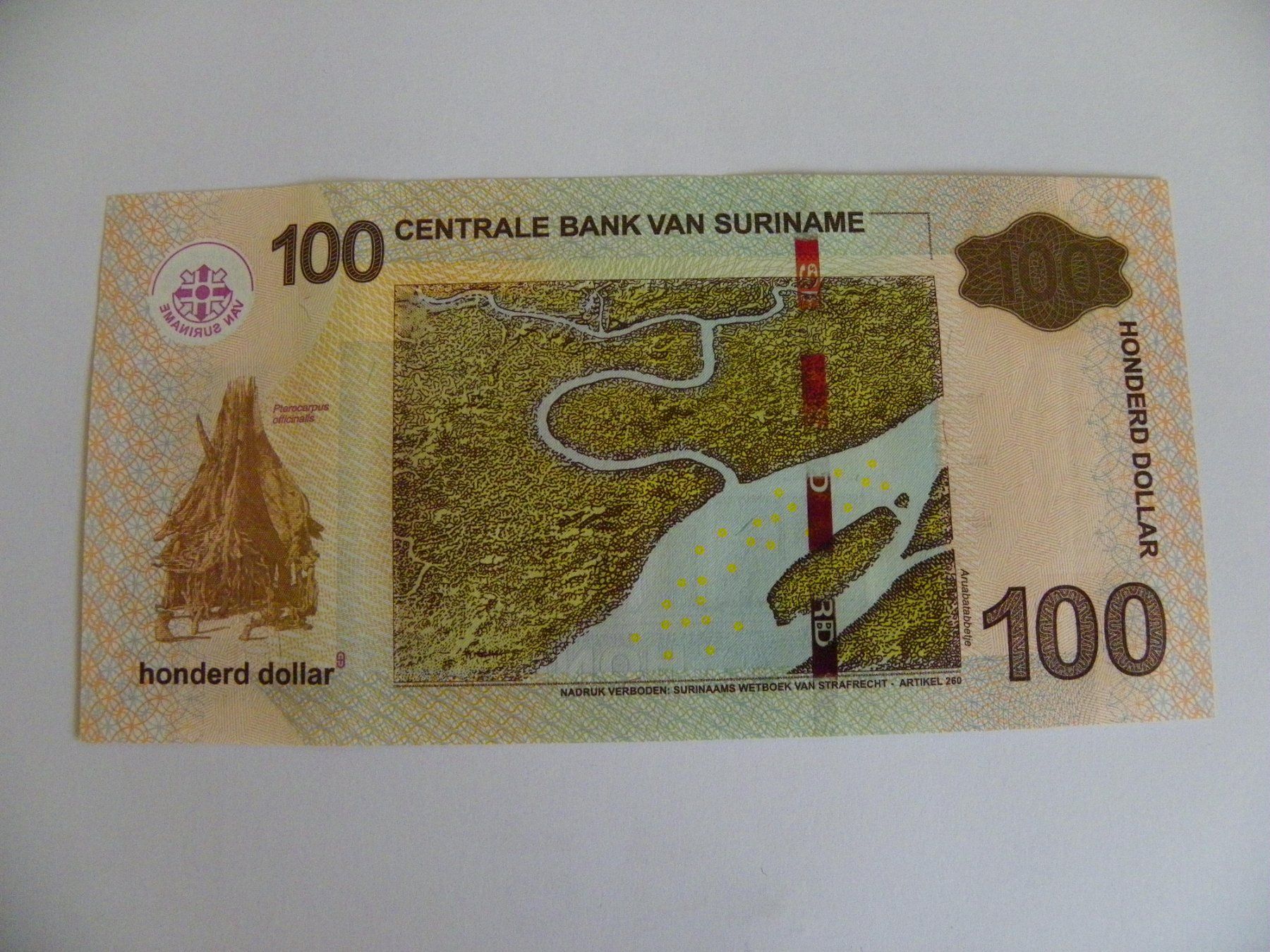 Banconote: Suriname 100 Dollars 2020, P-166e, UNC – Nuovo (secondo la descrizione) da Untersiggenthal venduto da Gas61 1