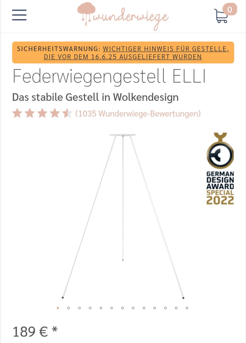 Bascules & balançoires: Wunderwiege – D'occasion à Safenwil par Deloshu 4