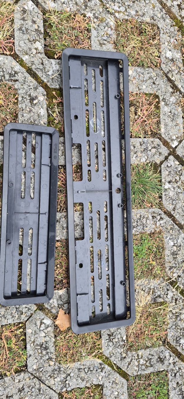 Alle Autoersatzteile: Support de plaque d'immatriculation noir, interchangeables  – Neu (gemäss Beschreibung) aus Gland von JeromeR.