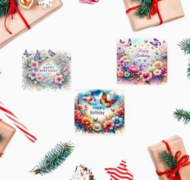 Karten: 6 Stück Geburtstagskarten – Neu und originalverpackt aus Obergösgen von Diydiamant 1