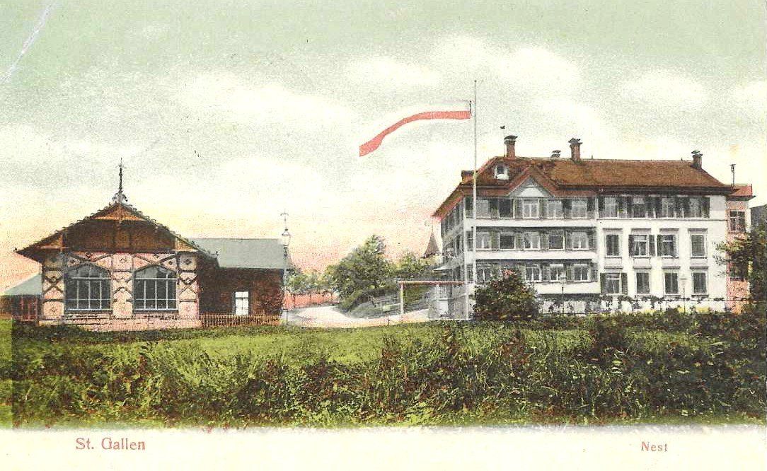 Cartoline postali: AK ST. GALLEN NEST 1907 – Usato da Schlossrued venduto da Aronliam