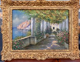 ITALIA CAPRI   LUIGI  SALVIA (1886-1960)  Öl a. Lwd.