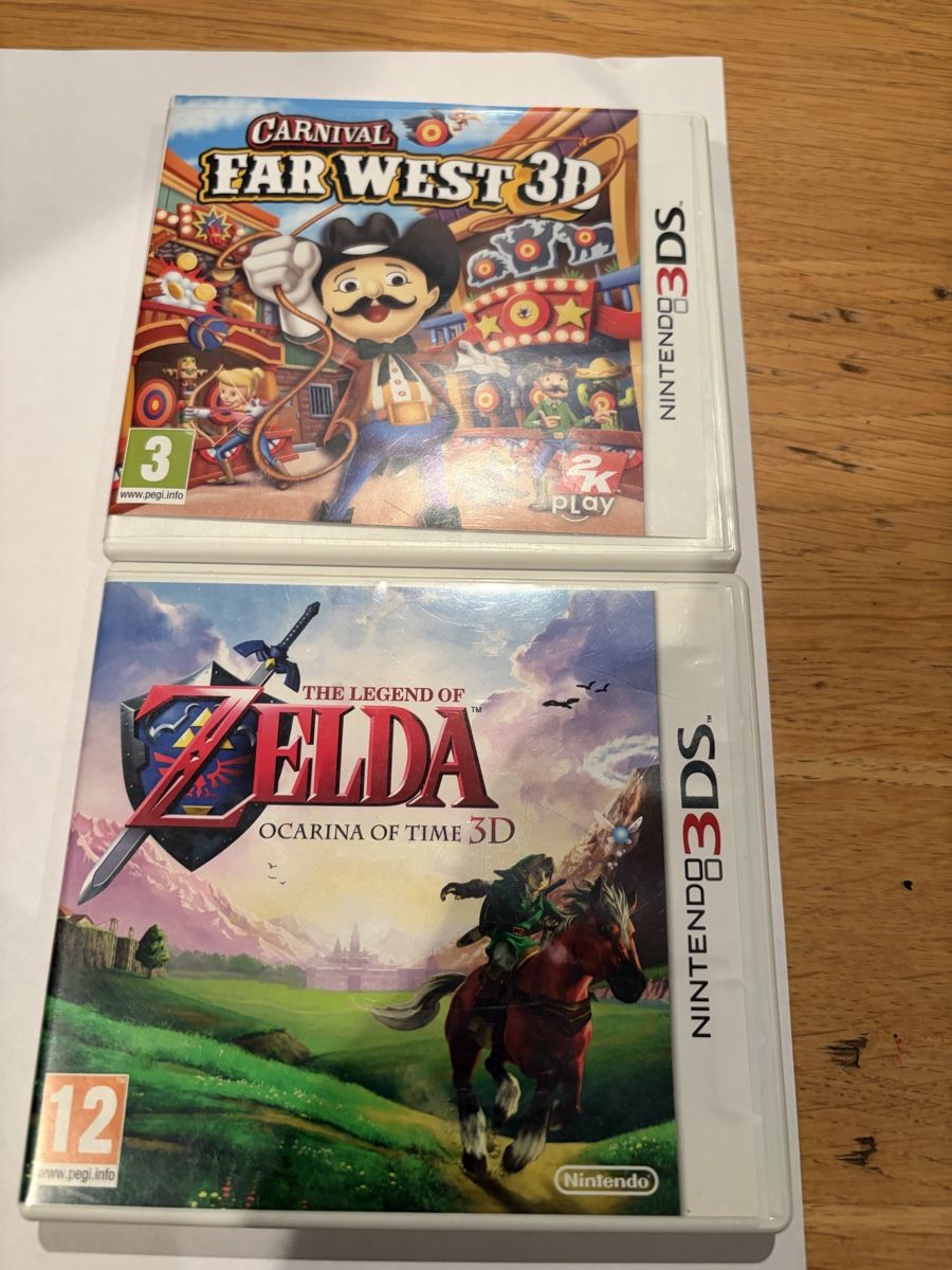 Nintendo Giochi: Jeu Nintendo 3 DS lot de jeu Zelda et Far West – Usato da Echallens venduto da JAR69