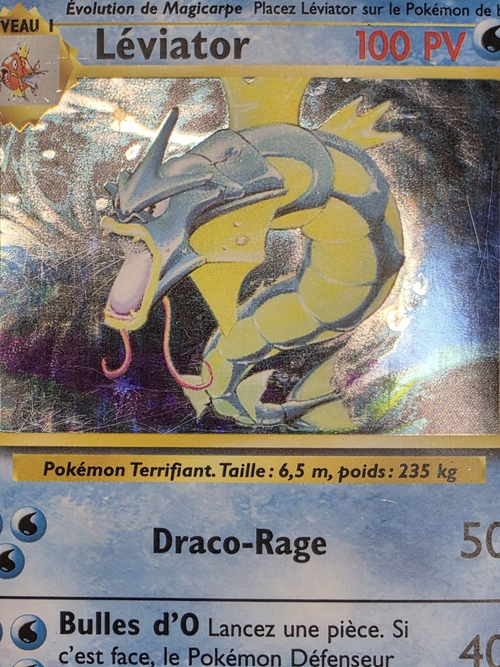 Pokémon Sammelbilder & Trading cards: Léviator Base Set 6/102 Française Holo Wizards – Gebraucht aus Thierrens von Pipito93 2