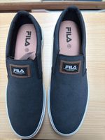 Fila Slip-Ons Gr. 46 Dunkelblau Segeltuch Sneaker Neu mit Et