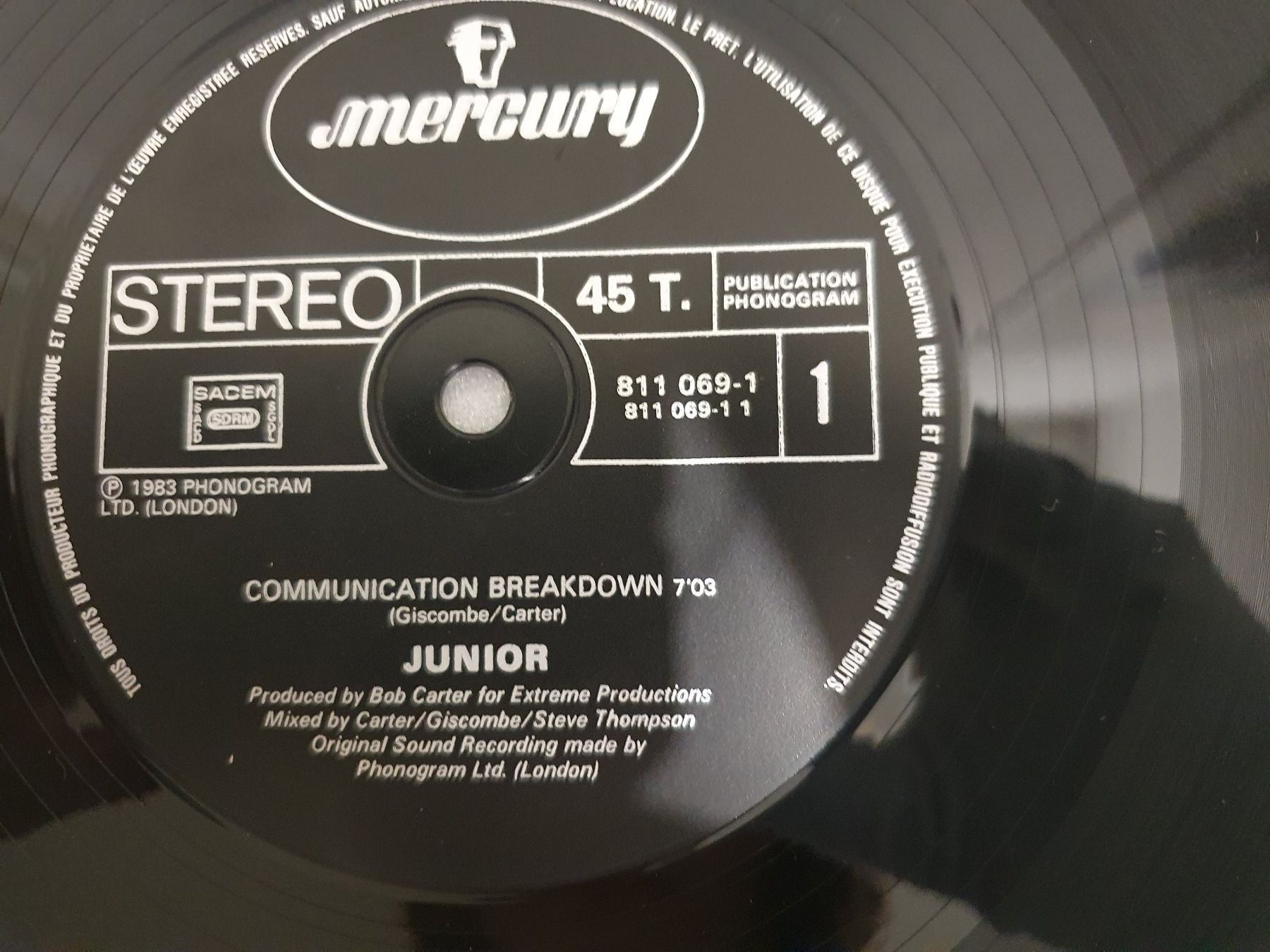 Schallplatten: Junior - Communication Breakdown – Gebraucht aus Uster von Vinyl-Leidenschaft 3