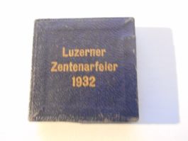 Luzern 1932 Silber Medaille Originaletui Rarität