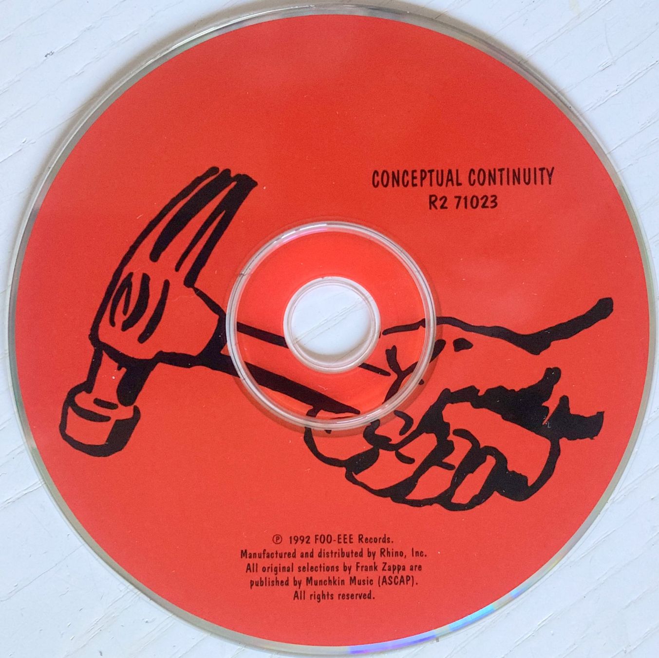 CDs: FRANK ZAPPA - CONCEPTUAL CONTINUITY – Gebraucht aus Bottens von hotter-than-hell 2
