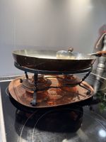 Flambierset aus Kupfer, Vintage-Stil, Komplett!