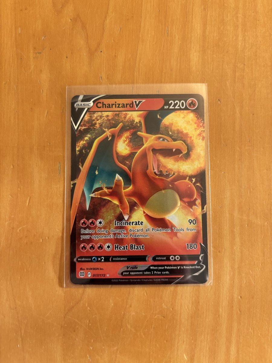 Pokémon Carte collezionabili: Charizard V Pokemonkarte 017/172 – Usato da Dättwil AG venduto da indeed22