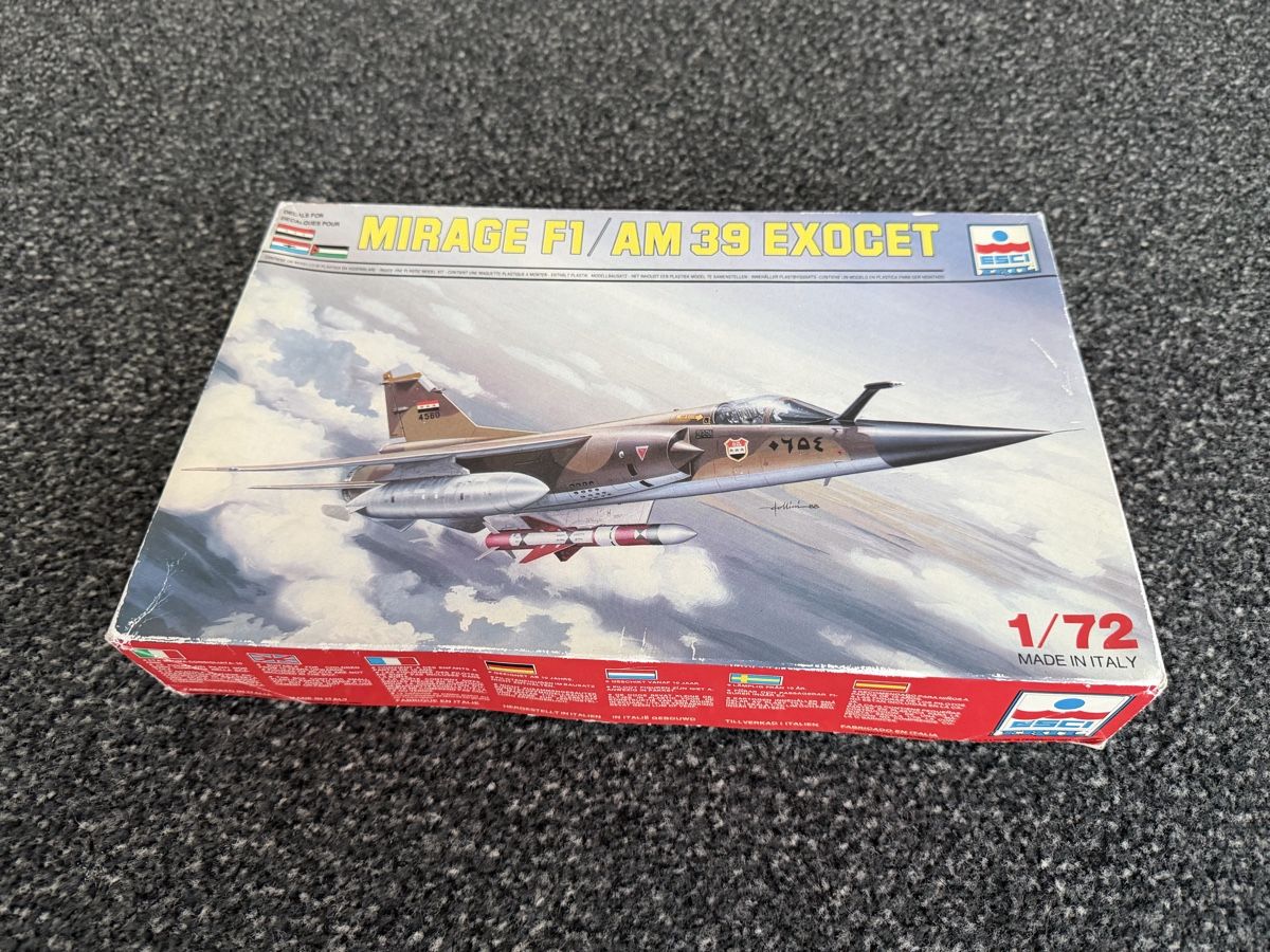 Kit di modellismo & Modellini statici: Mirage F1 Esci 1/72 – Usato da Lufingen venduto da Roeller