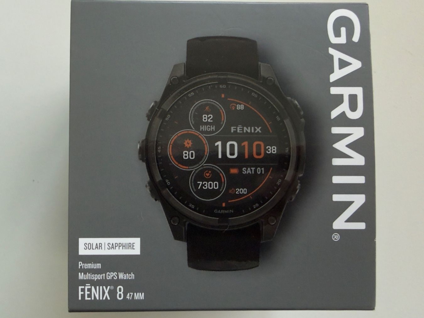 Fenix Smartwatch: GARMIN Fenix 8 Solar Sapphire – Usato da Kirchlindach venduto da Biberman