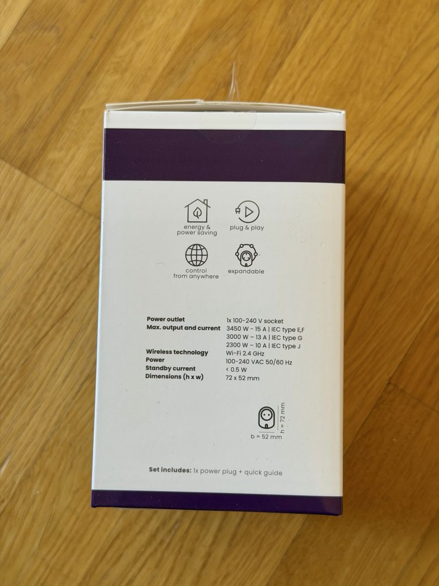 Spine: 4 Stück Smart Steckdosen wie NEU – Nuovo (secondo la descrizione) da Forch venduto da kanada88 5