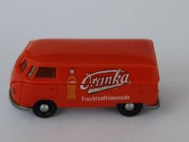 VW T+, Kastenwagen, Oranka Fruchtsäfte, Brekina, 1:87, neu